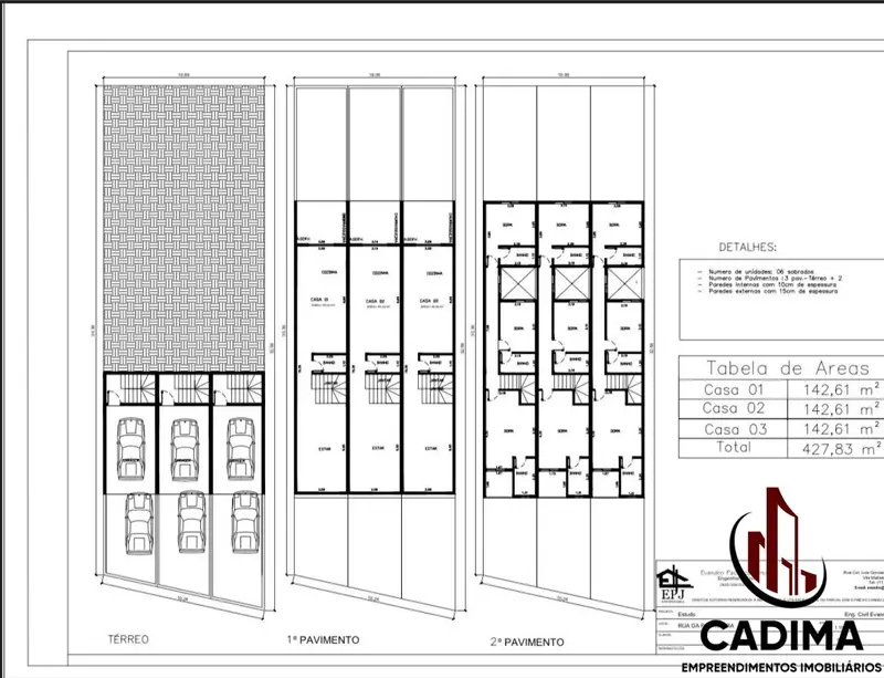 Casa - 3 quartos - Jardim Nordeste - São Paulo